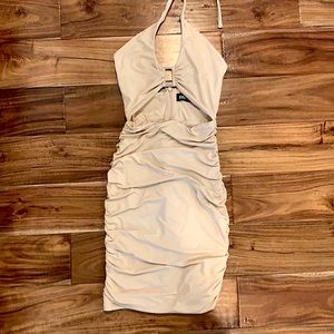 Babyboo Ruched Halter dress